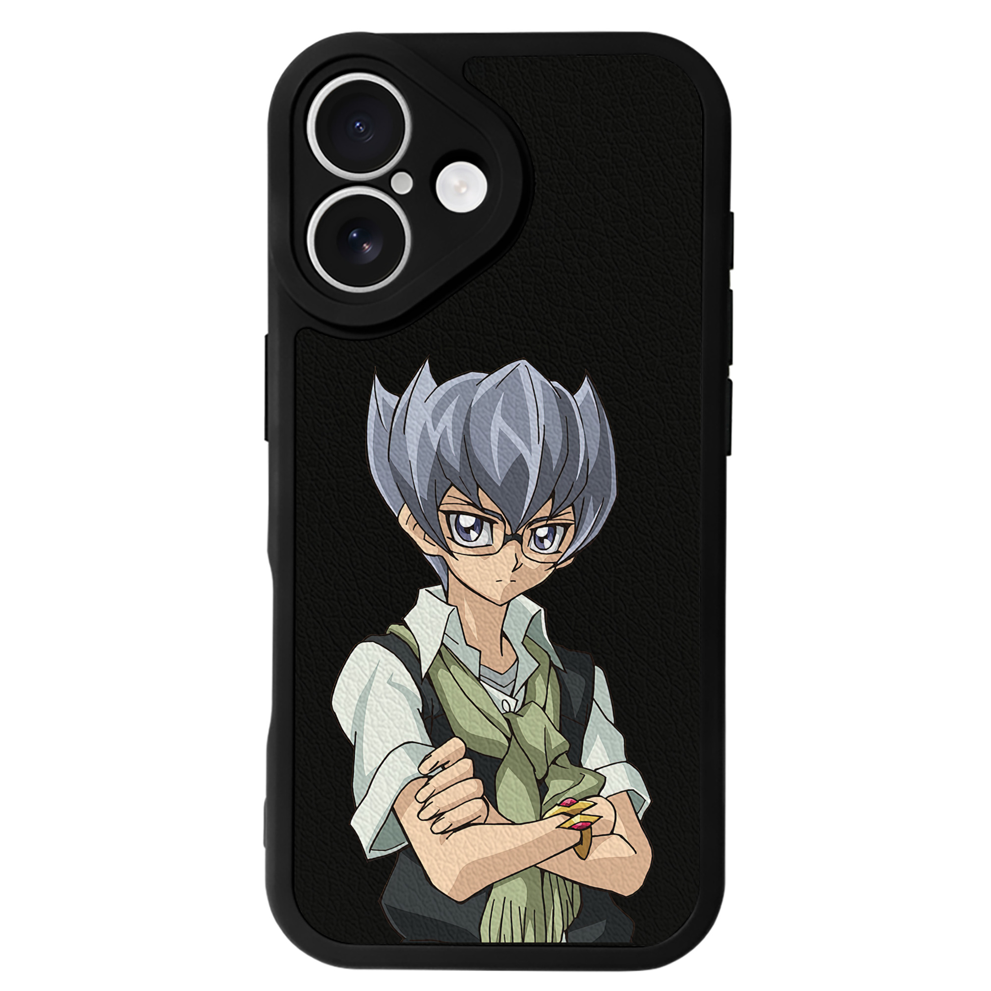 遊☆戯☆王 Yu-Gi-Oh! 【iPhone 16シリーズ対応】シリコンスマホケース（レザー調） 材質：シリコン